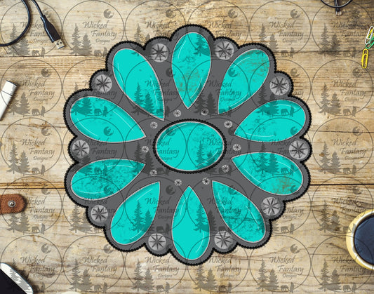 UVDTF Squash Blossom Concho