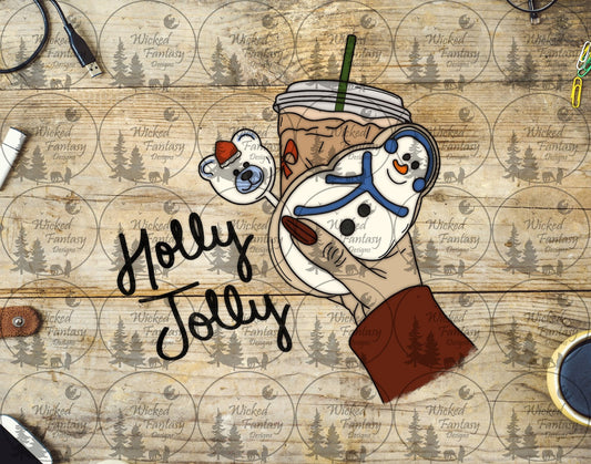 UVDTF Holly Jolly Christmas Cookies and Coffee