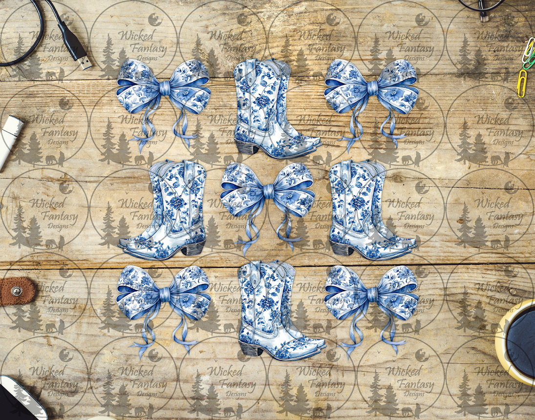 UVDTF Chinoiserie Cowgirl 6x7" Element