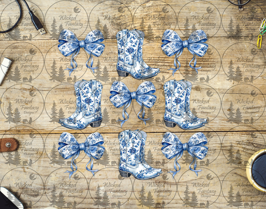 UVDTF Chinoiserie Cowgirl 6x7" Element