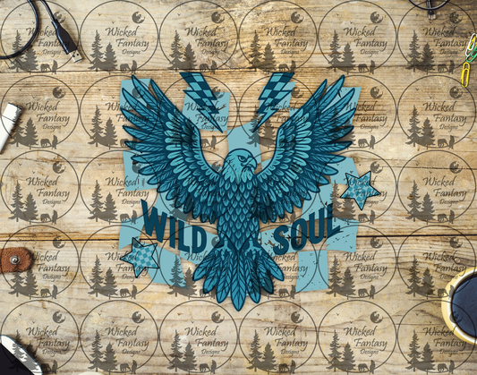 UVDTF Wild Soul Eagle Teal