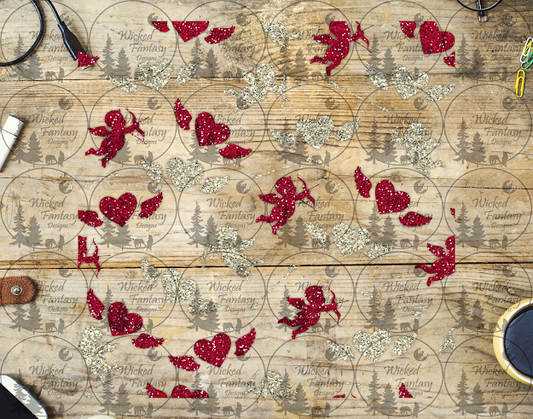 UVDTF Cupid and Hearts 20oz 30oz 10"x10"