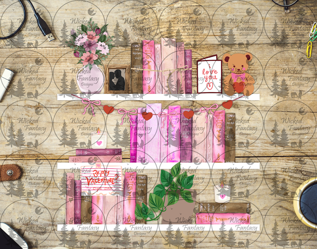 UVDTF Be My Valentine Bookshelf