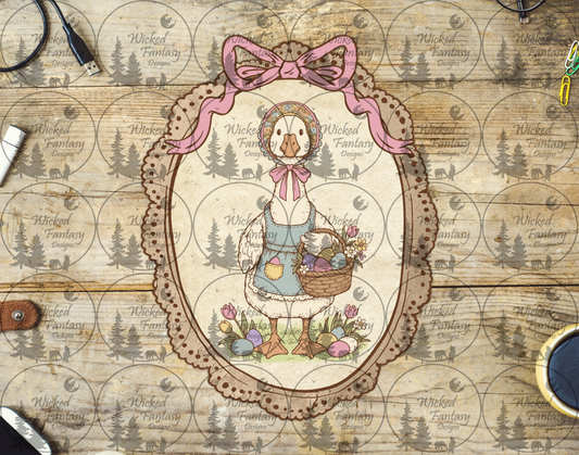 UVDTF Vintage Framed Spring Goose