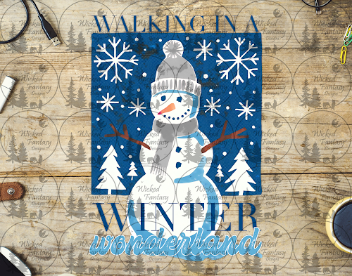 UVDTF Walking in a Winter Wonderland