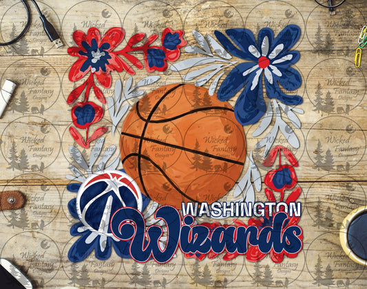 UVDTF Basketball Floral Wizard