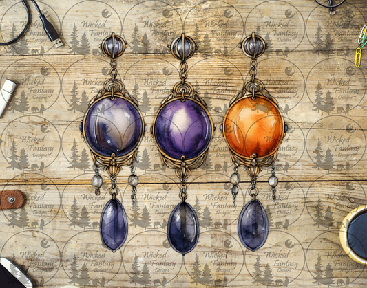 UVDTF Rounded Draping Charms