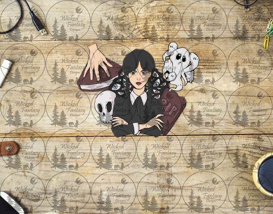 UVDTF Spooky Girl with Ghosts