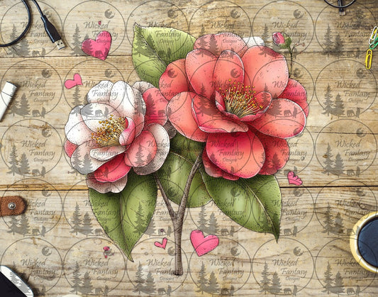 UVDTF Petal and Ink Cottage Blooms