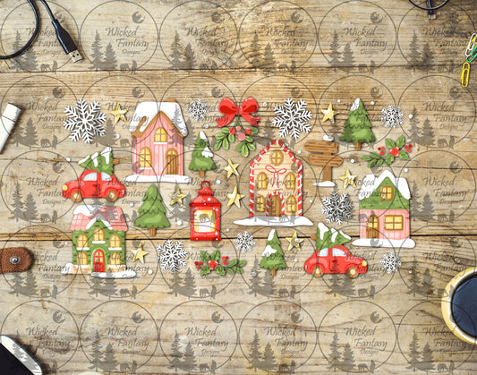 UVDTF Christmas Village 16oz 40oz
