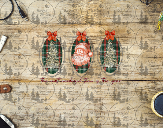 UVDTF The Most Wonderful Time of the Year Plaid Frames