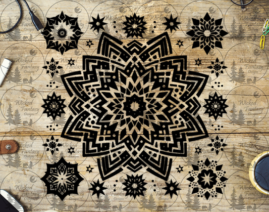 UVDTF Mandala Collage