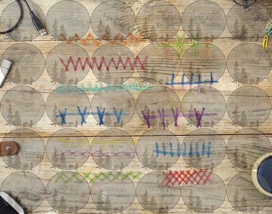 UVDTF Kids Scribbles III 6x12" Striping element