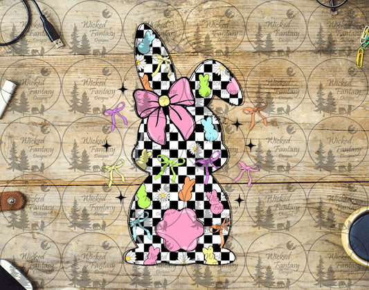 UVDTF Checkered Bunny