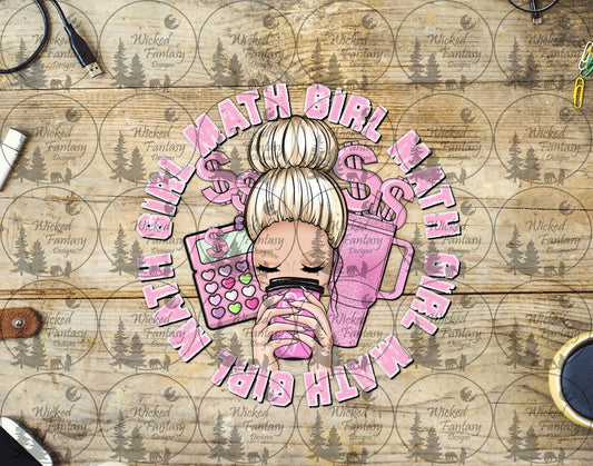 UVDTF Girl Math Pink