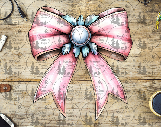 UVDTF Pink with Pearl Snap Button