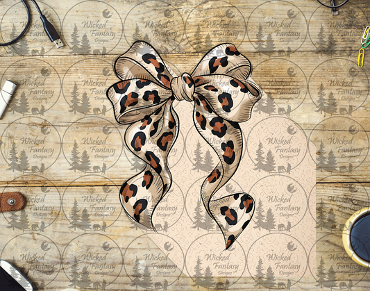 UVDTF Leopard Sketched Bow