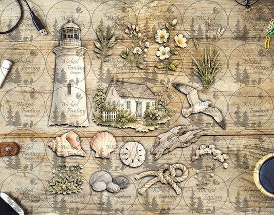 UVDTF Lighthouse Neutrals Element Sheet