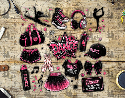 UVDTF Dance Like No One is Watching Element Sheet