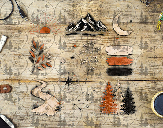 UVDTF Mountain Hike Element Sheet