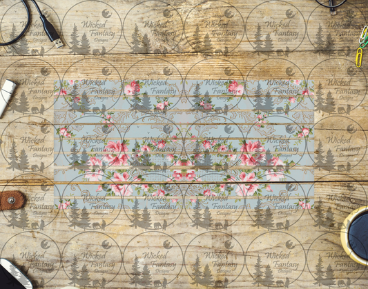 UVDTF Antique Wallpaper 6x12" Striping element