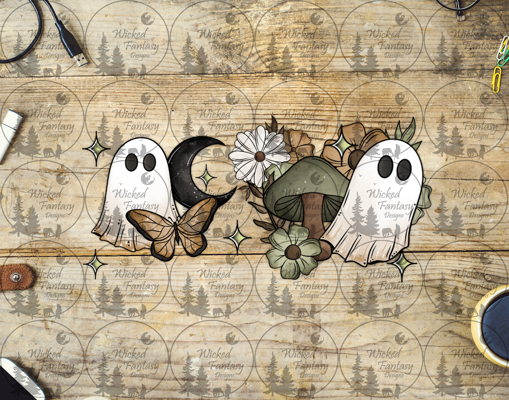 UVDTF Ghost with Sage Mushroom Butterfly and Moon