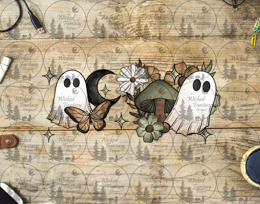 UVDTF Ghost with Sage Mushroom Butterfly and Moon