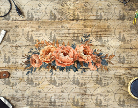 UVDTF Coral and Peach Peonies 16oz 40oz