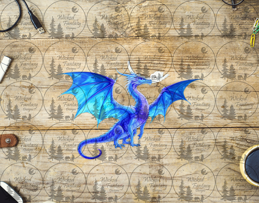 UVDTF Icy Blue Dragon