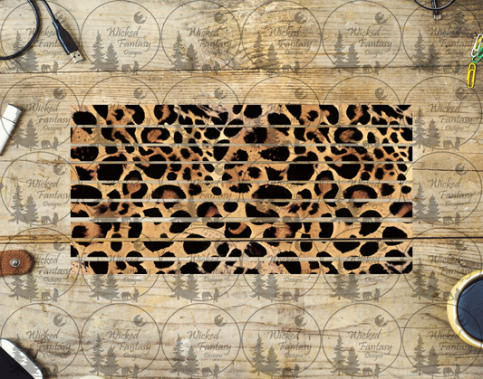 UVDTF Cheeta Stripes 6x12" Striping element