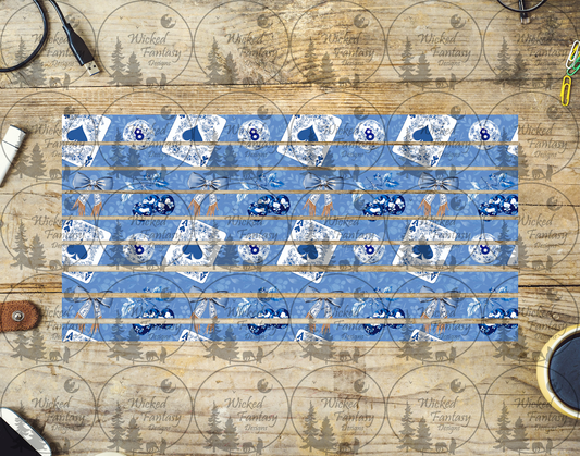 UVDTF Chinoiserie Cowgirl Striping 6x12" element