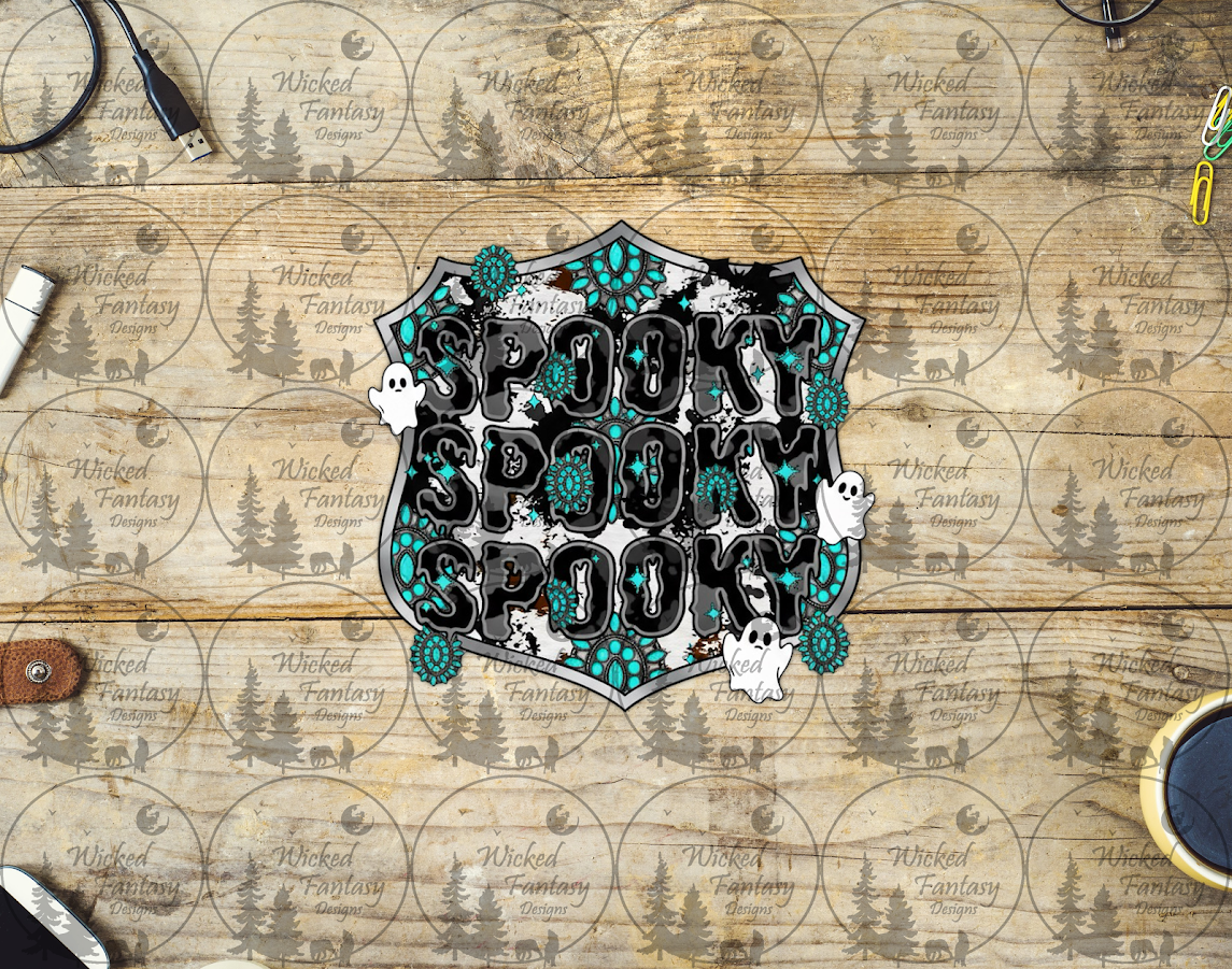 UVDTF Spooky Cowgirl Badge