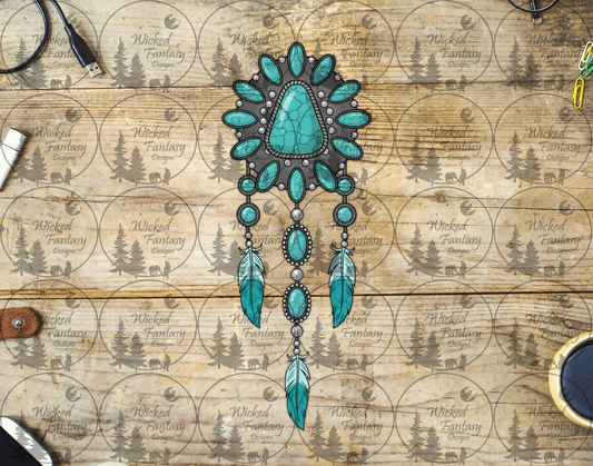 UVDTF Dreamcatcher Turquoise Concho
