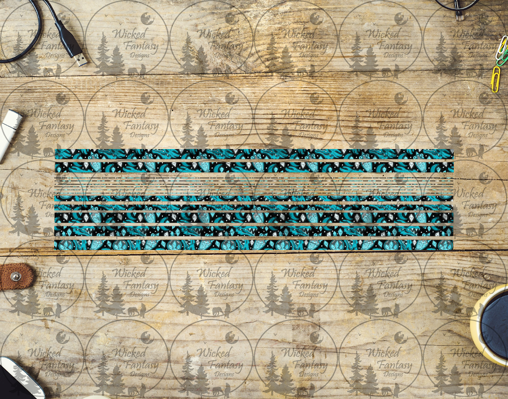 UVDTF Dragons and Crystals 12"long  Narrow Striping Element