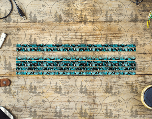 UVDTF Dragons and Crystals 12"long  Narrow Striping Element