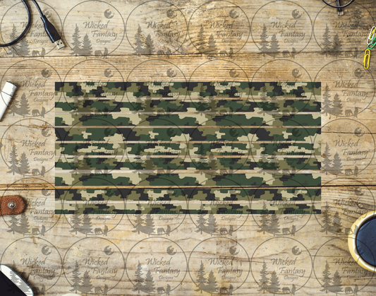 UVDTF Camo 6x12" Striping element