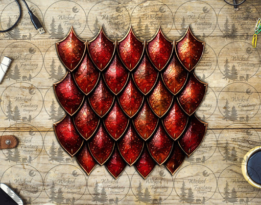 UVDTF Red Dragon Scale Group
