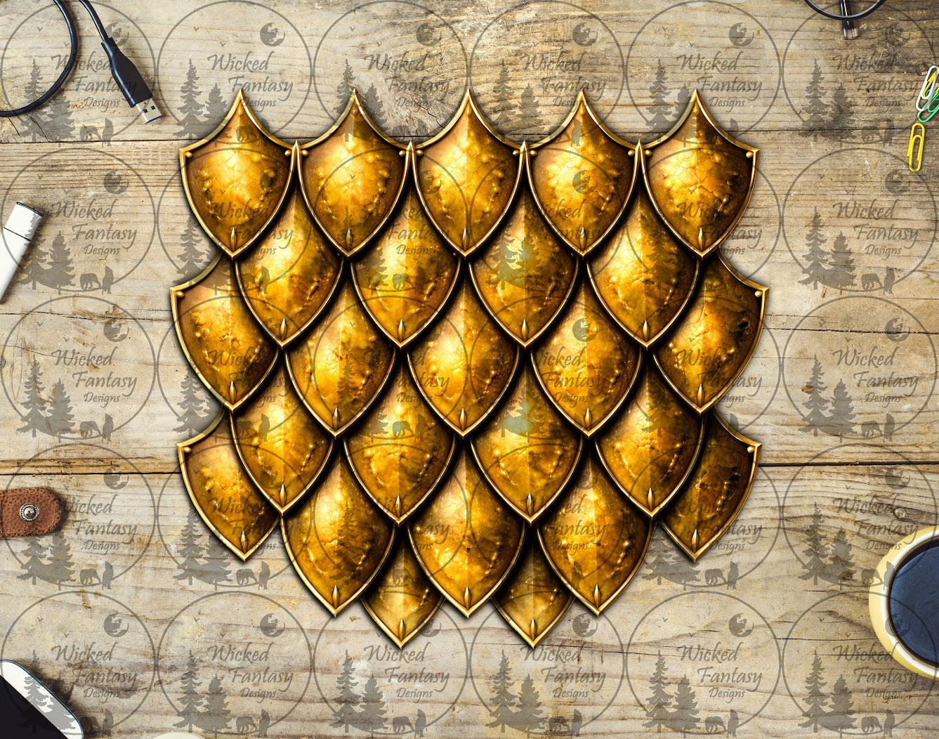 UVDTF Golden Dragon Scale Group