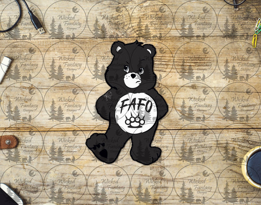 UVDTF FAFO Bear with Tattoo