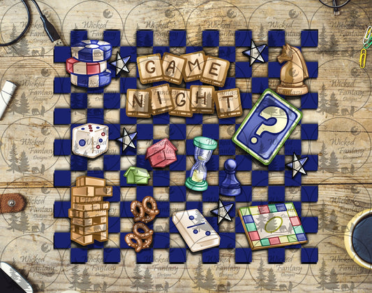 UVDTF Game Night 20oz 30oz 10"x10"