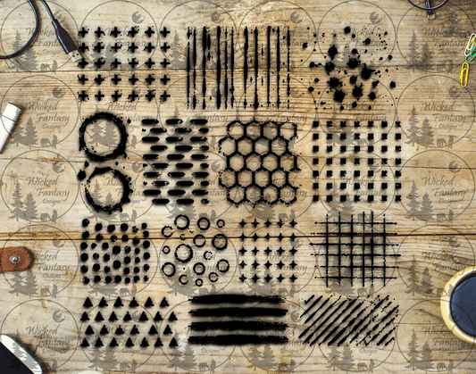 UVDTF Grunge Textures IV Element Sheet
