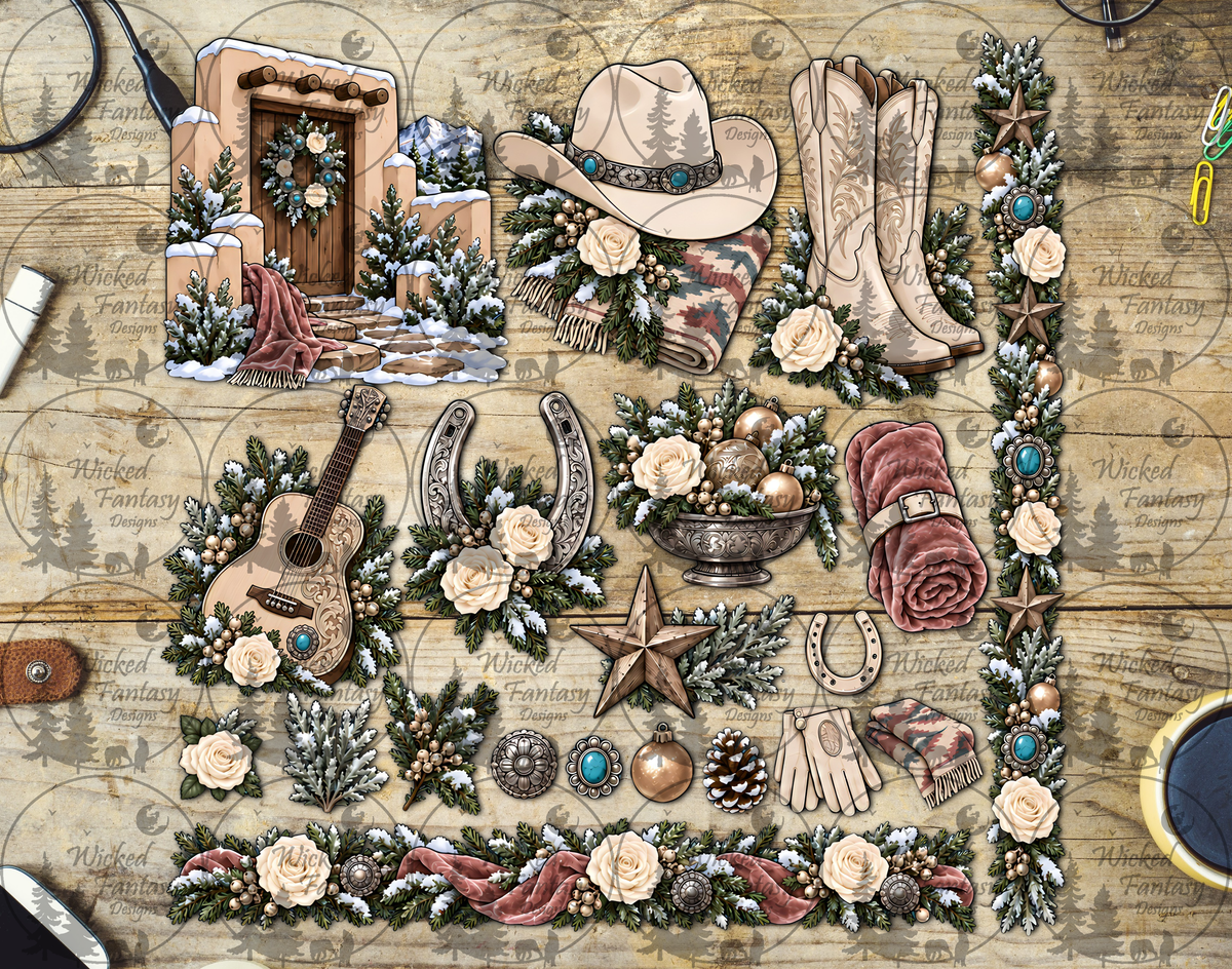 UVDTF Adobe Christmas Multimedia Element Sheet