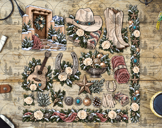 UVDTF Adobe Christmas Multimedia Element Sheet