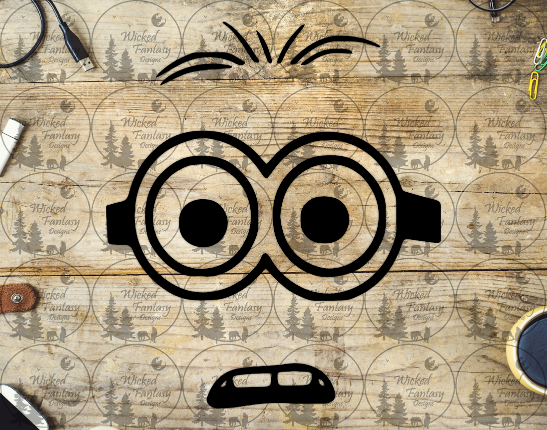 UVDTF Shocked Face with Glasses