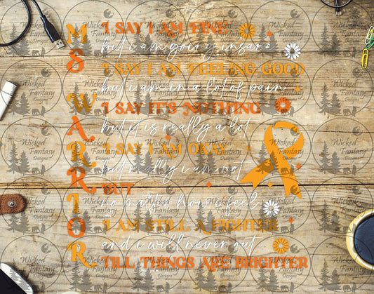 UVDTF  Multiple Sclerosis Warrior