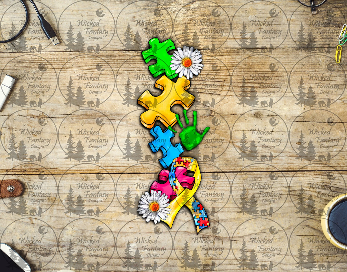 UVDTF Autism Vertical Element