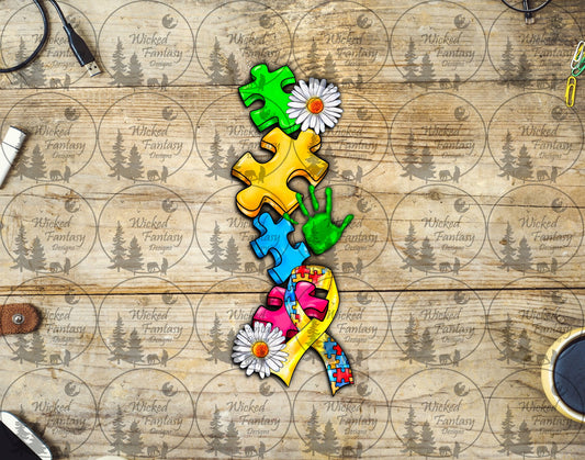 UVDTF Autism Vertical Element