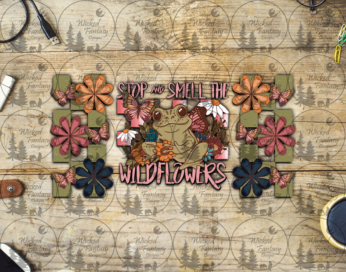 UVDTF Stop and Smell the Wildflowers 16oz 40oz