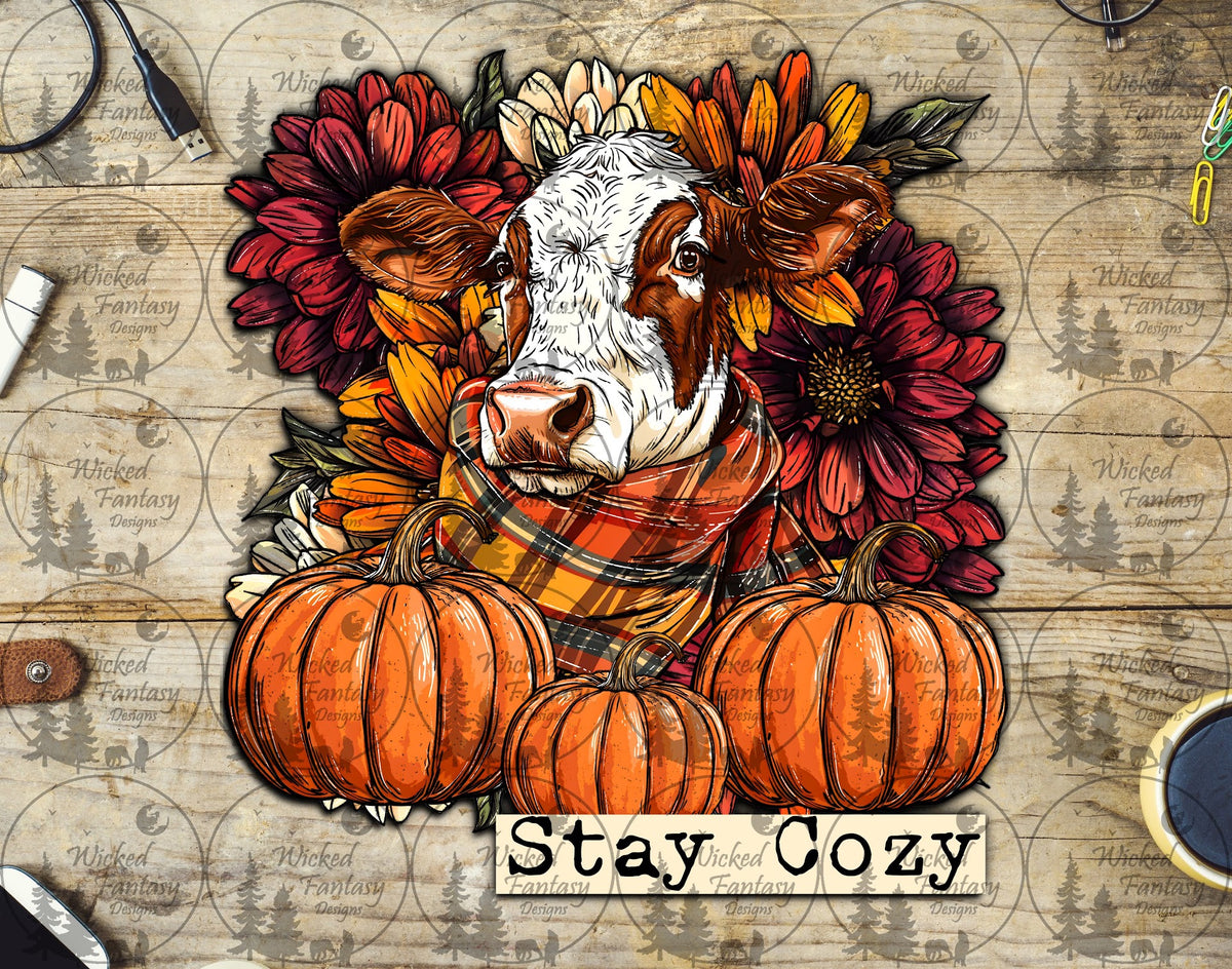 UVDTF Stay Cozy Cow
