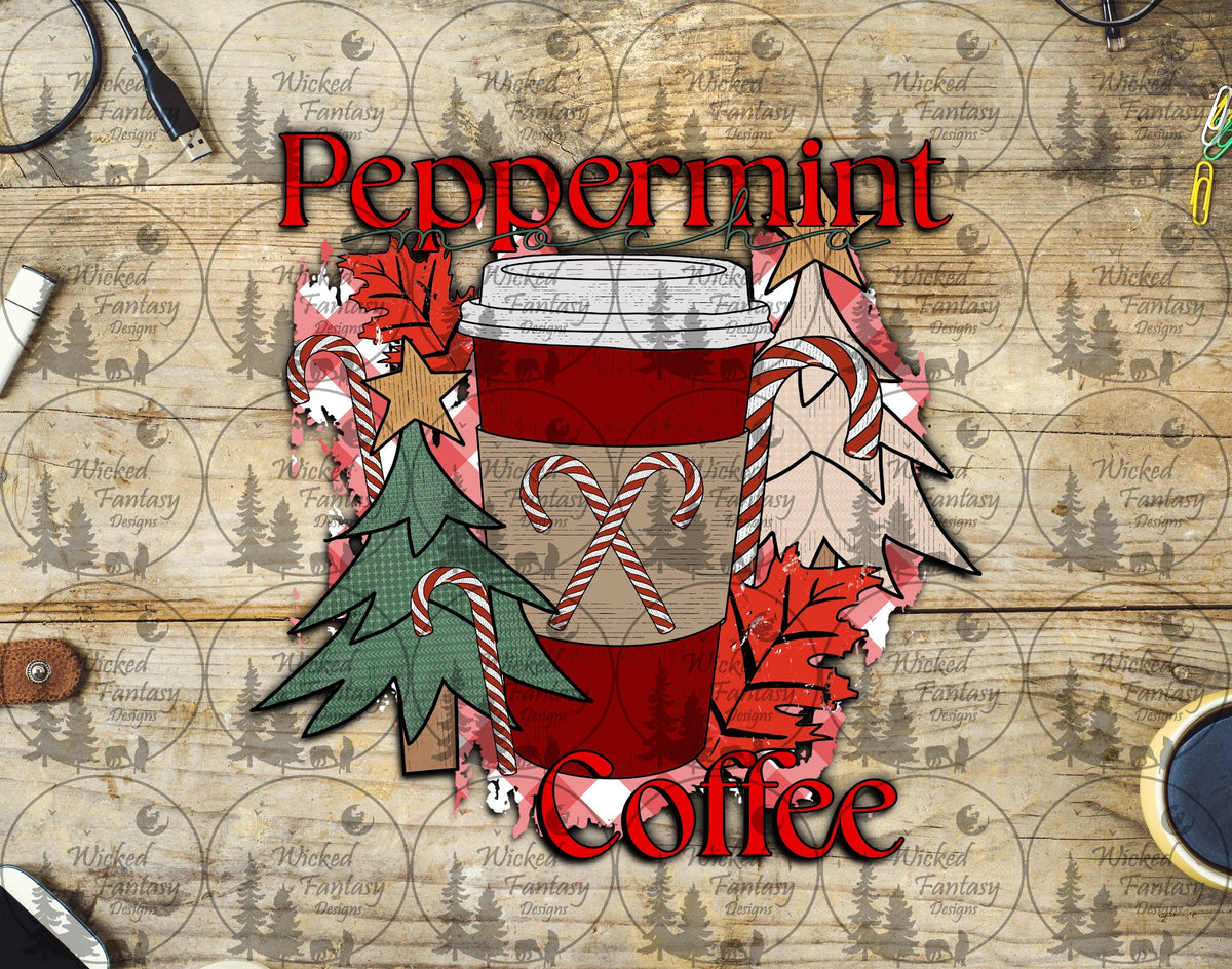 UVDTF Peppermint Mocha Coffee
